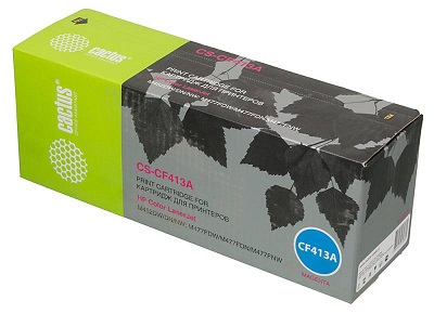 Картридж Cactus пурпурный (2300стр.) для HP (арт. CS-CF413A)