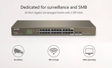 Коммутатор Tenda TEG1024F (арт. TEG1024F)