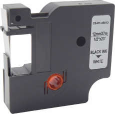 Картридж ленточный Cactus (45013) черный/белый для Dymo; Rhino (арт. CS-D1-45013)