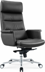 Кресло руководителя Cactus кожа крестов. алюминий (арт. CS-LBK-AMSTERDAM)