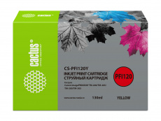 Картридж Cactus желтый (130мл) для Canon (арт. CS-PFI120Y)