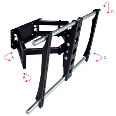 Крепеж настенный для монитора OMB 63″ REACHGO (black) (арт. 06124)