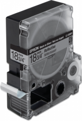 Лента Epson Виниловая лента Epson LK-5WBVN белая/чёрная, ширина 18мм, длина 7м (арт. C53S655027)