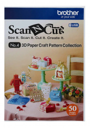 Набор шаблонов для 3D поделок из бумаги Brother (арт. CAUSB4)