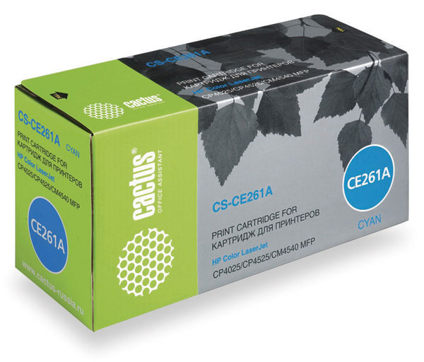 Картридж Cactus голубой (11000стр.) для HP (арт. CS-CE261A)