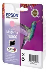 Картридж Epson T0806 light magenta (security version) (арт. C13T08064021)