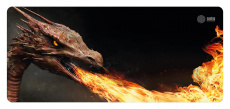 Коврик для мыши Cactus CS-MP-PRO06XXL Fire Dragon черный 900x400x3 мм (арт. CS-MP-PRO06XX)