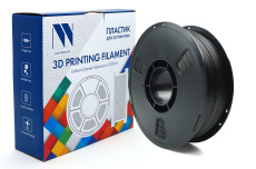 Филамент NV Print ABS Carbon Fiber Black с карбоновыми волокнами, черный, 1.75 мм, 1 кг (арт. NV-3D-ABS-CARBON-FIBER-BLACK)
