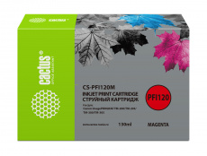 Картридж Cactus пурпурный (130мл) для Canon (арт. CS-PFI120M)