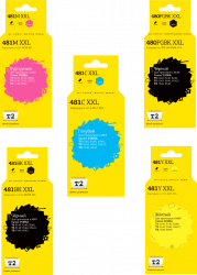Комплект струйных картриджей T2 (арт. IC-CCLI-481XXL_MP)
