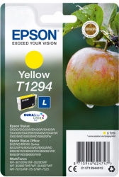 Картридж Epson DURABrite Ultra Ink Singlepack T1294 Yellow (security version) (арт. C13T12944022)