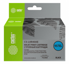 Картридж Cactus 957XL черный (73мл) для HP (арт. CS-L0R40AE)