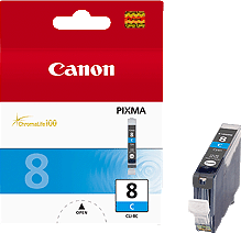 Оригинальный картридж Canon CLI-8C EMB (голубой, 13 мл.) (арт. 0621B024)