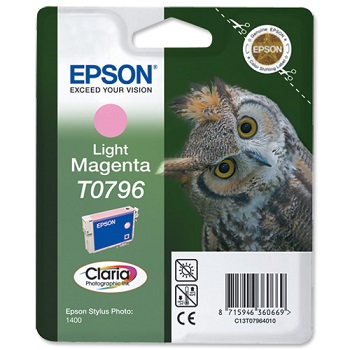 Оригинальный струйный картридж Epson T0796 Light Magenta (арт. C13T07964010)