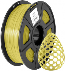 Пластик для принтера Cactus (PETG, d1.75мм, 1кг) (арт. CS-3D-PETG-1KG-T-YEL)