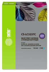 Струйный картридж Cactus желтый (18.4 мл.) (арт. CS-LC3237Y)