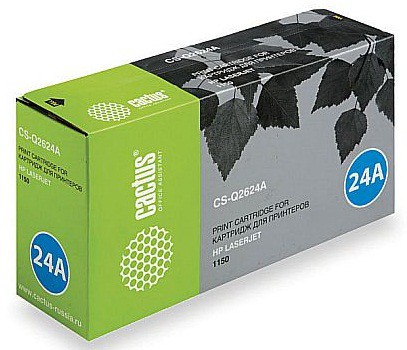 Картридж Cactus черный (2500стр.) для HP (арт. CS-Q2624A)