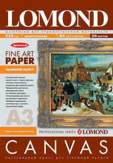 Холст Lomond LOMOND NATURAL CANVAS PIGMEN ARCHIVE – 320 Г/М2, 20 ЛИСТОВ (арт. 0908322)