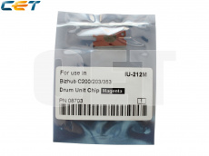 Чип CET для KONICA MINOLTA Bizhub C200 пурпурный (арт. CET8703)