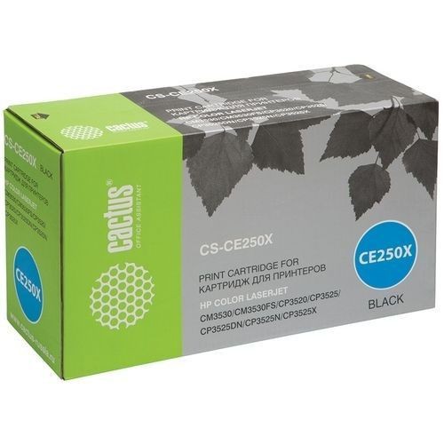 Картридж Cactus черный (10500стр.) для HP (арт. CS-CE250XR)