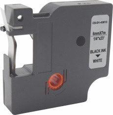 Картридж ленточный Cactus (43613) черный/белый для Dymo; Rhino (арт. CS-D1-43613)