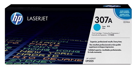 Картридж HP 307A лазерный голубой (7300 стр.) (арт. CE741A)