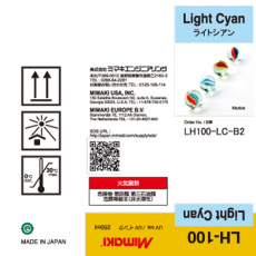 Оригинальные чернила Mimaki LH-100 UV curable ink 250ml bottle Light Cyan (арт. LH100-LC-B2)