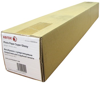 Бумага Xerox Photo Paper Super Glossy (New Microporous), 240 г/м2, 914 мм x 30 м (арт. 450L90544)
