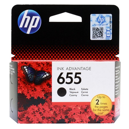 Картридж HP 655 Black (арт. CZ109AE)