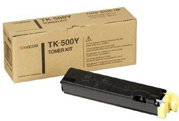 Оригинальный тонер-картридж Kyocera TK-500Y (жёлтый, 8000 стр.) (арт. 370PD3KW)