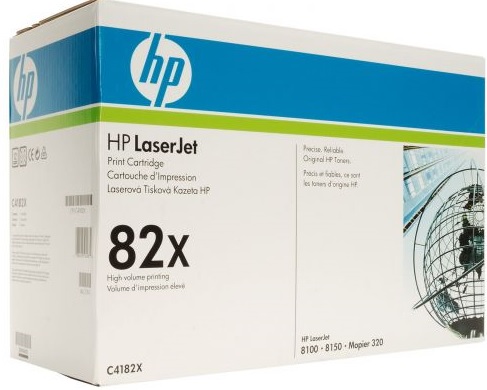 Картридж HP C4182X для HP Laser Jet 8100 / 8150 / Mopier 320. Ресурс 20000 стр. (арт. C4182X)