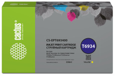 Струйный картридж Cactus T6934 желтый (350 мл.) (арт. CS-EPT693400)