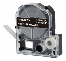 Картридж ленточный Cactus черный для Epson LW300, LW400, LW700, LW600P, LW1000P, K400, Z700, Z900 (арт. CS-LK4BWV)