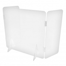 Сегмент боковой Office Kit 61×25 см для экрана защитного настольного (акрил) с креплениями (арт. SCR-OK6025FX)