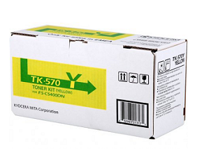 Оригинальный тонер-картридж Kyocera TK-570Y (жёлтый, 12000 стр.) (арт. 1T02HGAEU0)