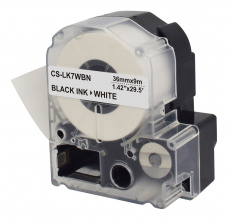 Картридж ленточный Cactus черный для Epson LW1000P, Z700, Z900 (арт. CS-LK7WBN)