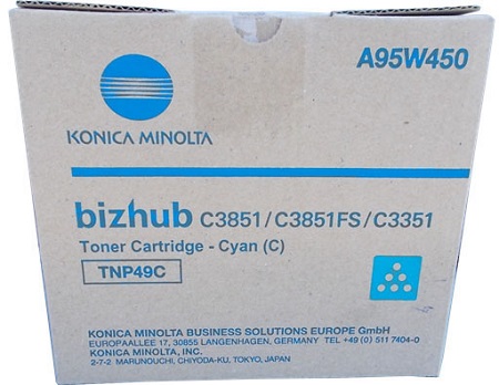 Тонер-картридж Konica Minolta TNP-49C (арт. A95W450)