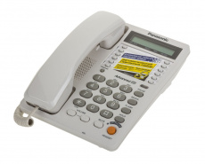 Проводной телефон Panasonic KX-TS2365RUW с LCD дисплеем для офиса, с набором основных функций (арт. KX-TS2365RUW)