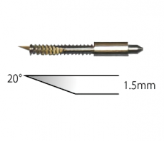 Нож Graphtec для пескоструйного резиста (арт. CB15U-K20-2SP)