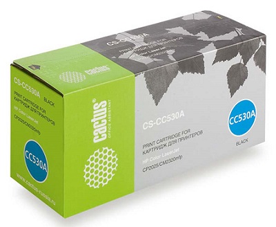 Картридж Cactus черный (3500стр.) для HP (арт. CS-CC530A)