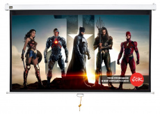 Экран для проектора SOK Cinema 186x104.6см Wallscreen 16:9 настенно-потолочный рулонный 84″ (арт. SCPSW-186x104)