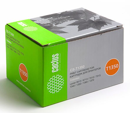 Картридж Cactus Тонер Картридж  CS-T1350 черный для Toshiba (4300стр.) (арт. CS-T1350)