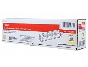 Тонер-картридж OKI желтый для C801/821 (7300 стр.) (арт. 44643005)