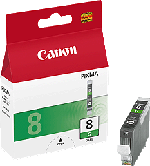 Оригинальный картридж зелёный Canon CLI-8G для PIXMA Pro9000, Pro9000 Mark II (13 мл.)