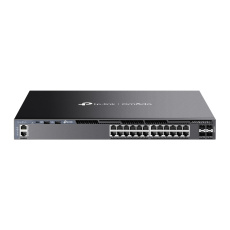 Коммутатор/ Omada 26-Port 10G Stackable LOmada 24-Port Gigabit Stackable L3 Managed Switch with 4 10