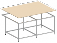 Стол KeenCut BenchTop Bench 210 для резака Evolution3 E3BT210 (арт. BTB210)