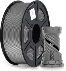 Пластик для принтера Cactus (TPU, d1.75мм, 0.8кг, L336м, серый) (арт. CS-3D-TPU-0.8KG-GREY)