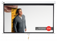 Экран для проектора SOK Cinema S'OK SCPSW-168x299 16:9 настенно-потолочный, ручной, 168x299 см (арт. SCPSW-168x299)