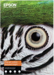 Фотобумага Epson Fine Art Cotton Textured Bright, A2 ,25 листов, 300 г/м2 (арт. C13S450290)