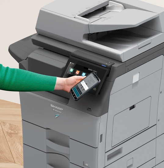 МФУ лазерное черно-белое Sharp BP-B547WDEU (Принтер / Копир / Сканер / Факс, A6-A4) (арт. BPB547WDEU)